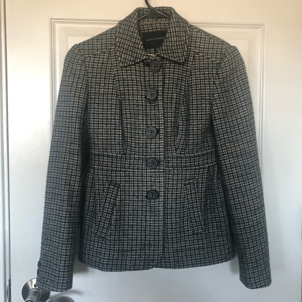 Banana republic petite pea coat
